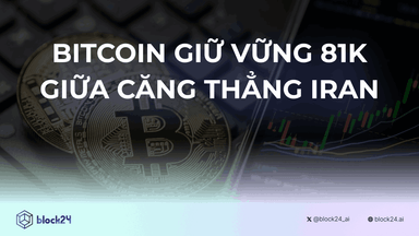 Bitcoin Giữ Vững 81K Giữa Căng Thẳng Iran