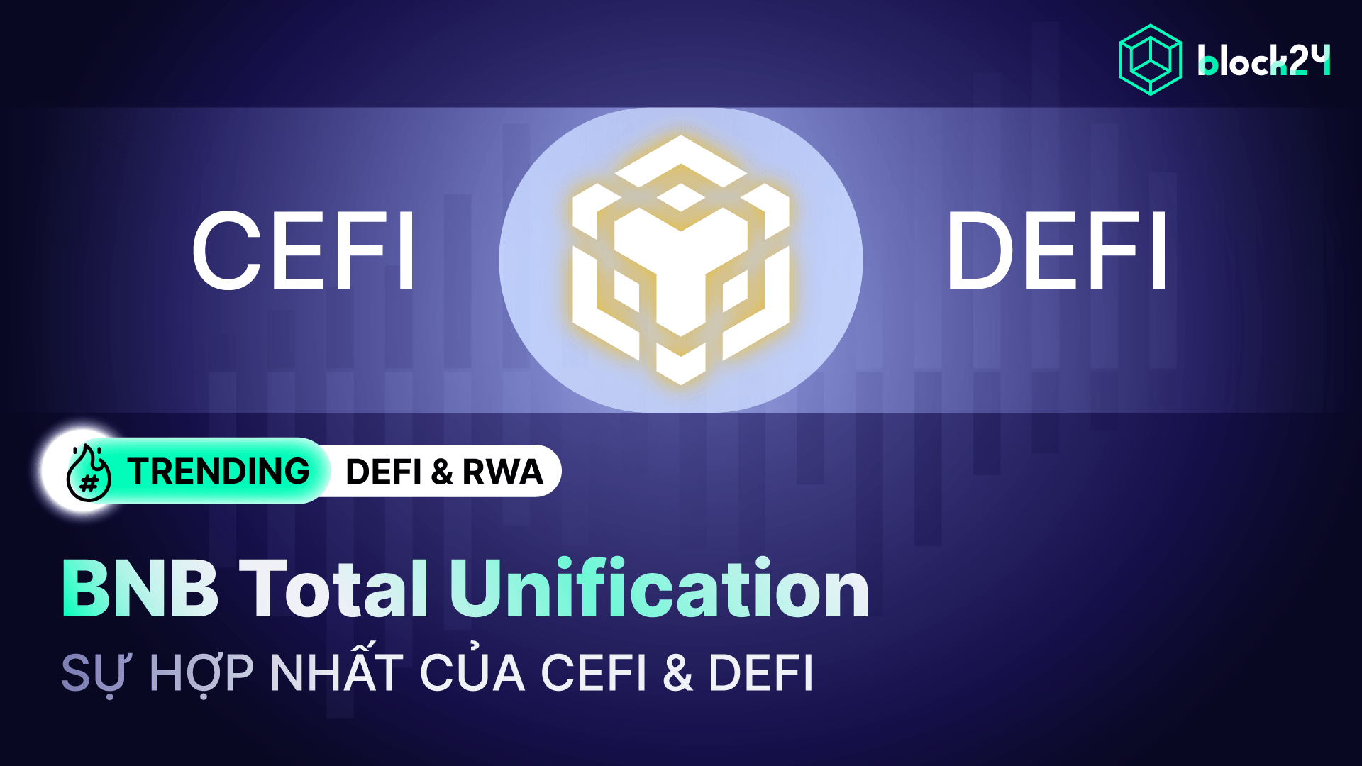 Tầm nhìn BNB Total Unification: Sự hợp nhất của CeFi và DeFi