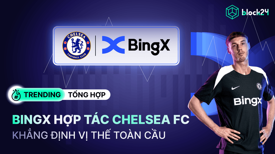 Sàn BingX hợp tác Chelsea FC khẳng định vị thế thương hiệu toàn cầu