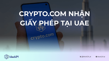 Crypto.com Được Cấp Giấy Phép Stored Value Facilities Tại UAE