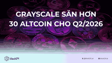 Grayscale “Săn” Hơn 30 Altcoin Cho Q2/2026 - AI Chiếm Tỷ Trọng Lớn Nhất