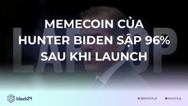 Memecoin của Hunter Biden sập 96% ngay sau khi ra mắt