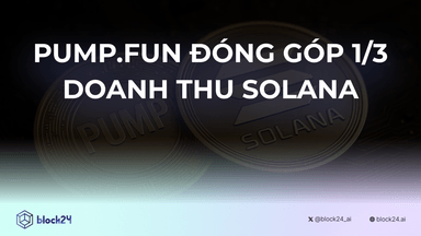 Pump.fun Đóng Góp 1/3 Doanh Thu Solana