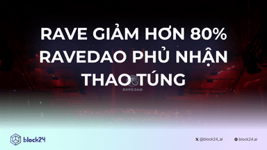 RAVE Lao Dốc Hơn 80%, RaveDAO Phủ Nhận Thao Túng