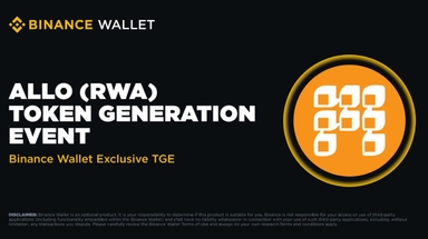 Binance Wallet công bố points điều kiện IDO Allo (RWA) ngày 22/5/2025