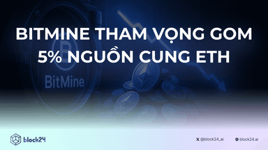 Bitmine Đặt Mục Tiêu Gom 5% Tổng Cung ETH