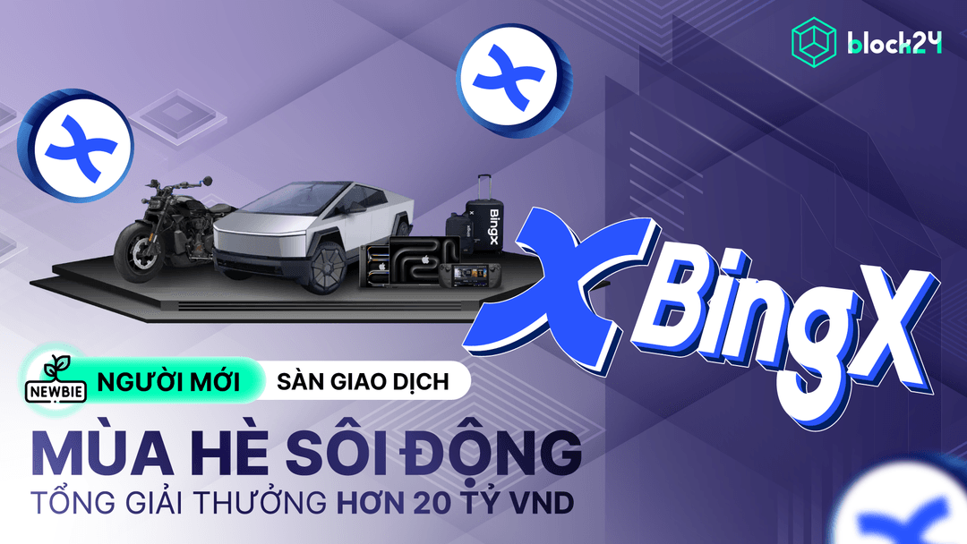 BingX tháng 6 sôi động với event thưởng hơn 20 tỷ cho người mới