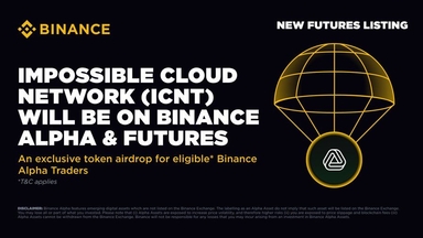 Binance Alpha và Futures sẽ niêm yết ICNT vào ngày 3/7/2025
