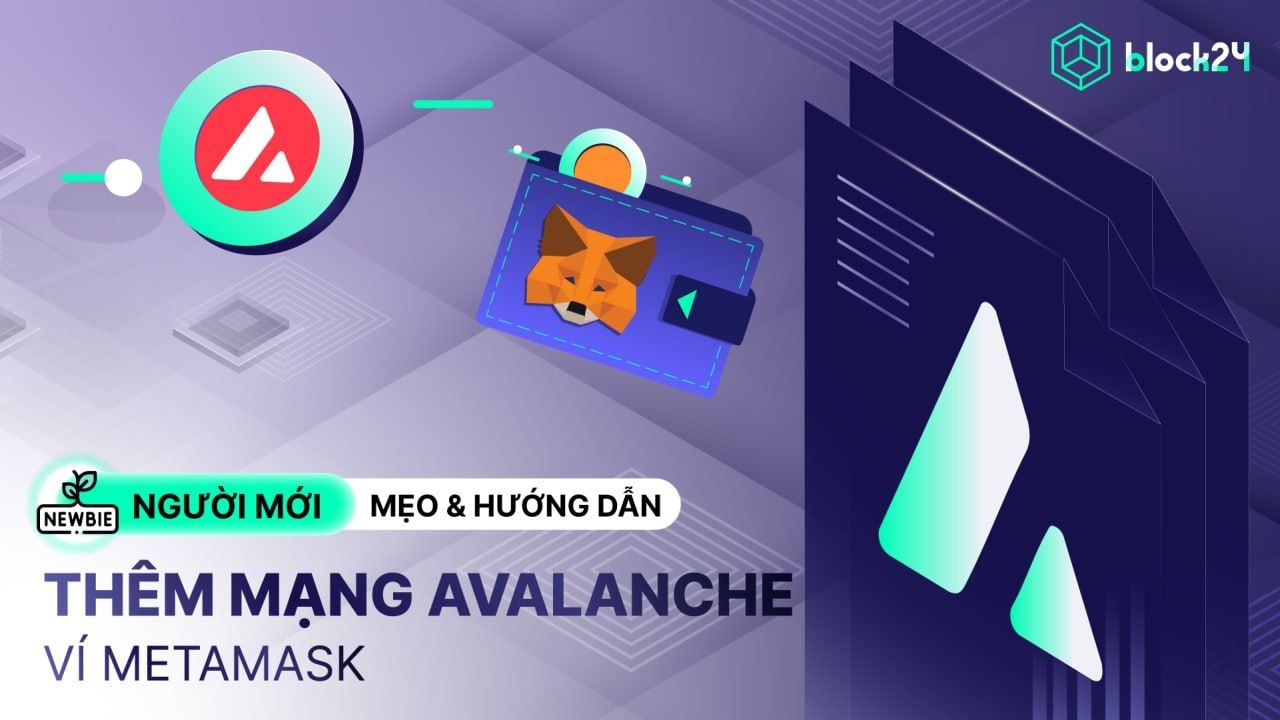 Hướng dẫn MetaMask: Add mạng Avalanche & cách tương tác hệ sinh thái