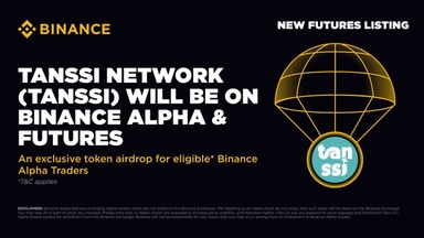 Binance Futures và Alpha sẽ niêm yết TANSSI vào ngày 9/7/2025