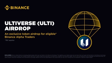 Binance sẽ airdrop ULTI (Ultiverse) mà không khấu trừ Alpha Points!