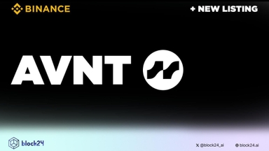 Binance Spot sẽ niêm yết token AVNT vào ngày 15/9/2025