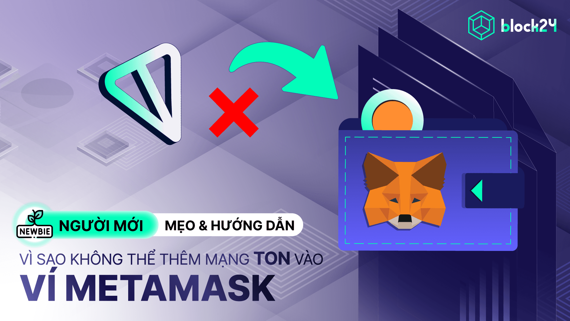 Lý do không thể thêm mạng TON vào ví MetaMask và cách giải quyết
