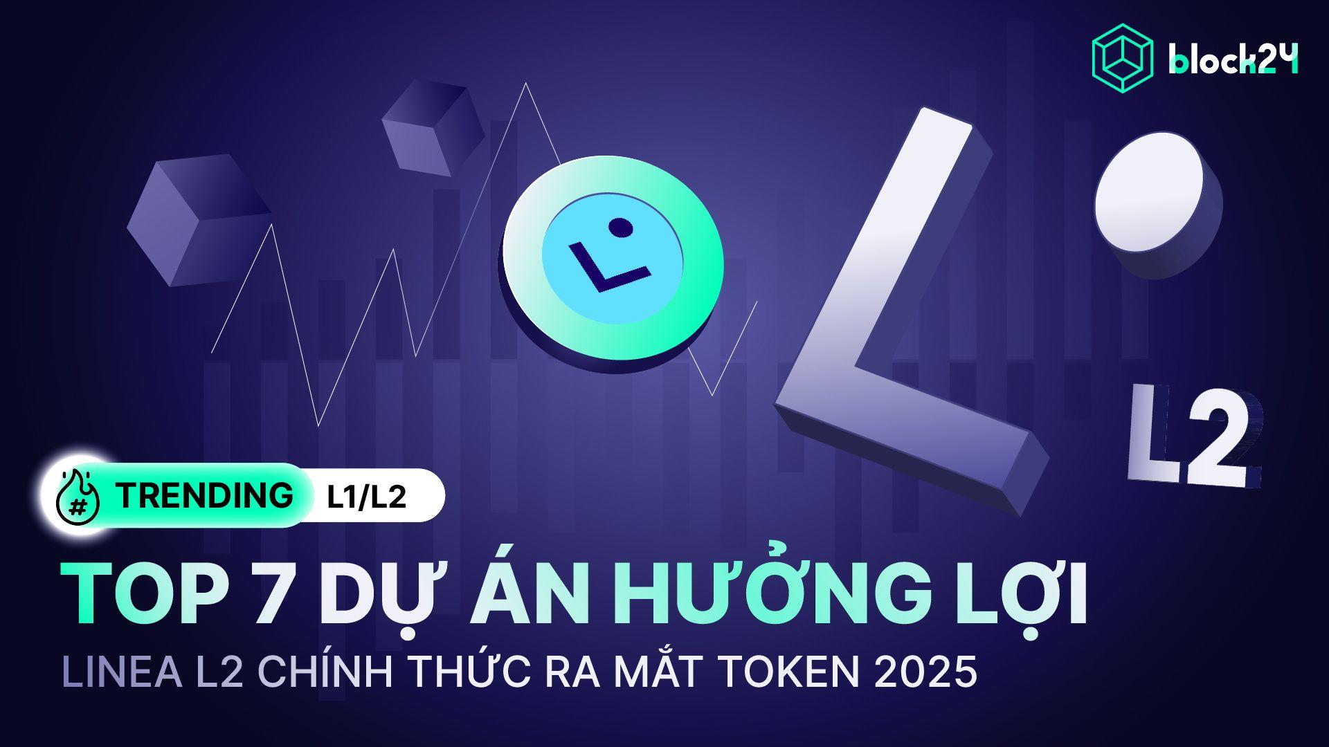 Top 7 dự án hưởng lợi khi Linea L2 chính thức ra mắt token 2025