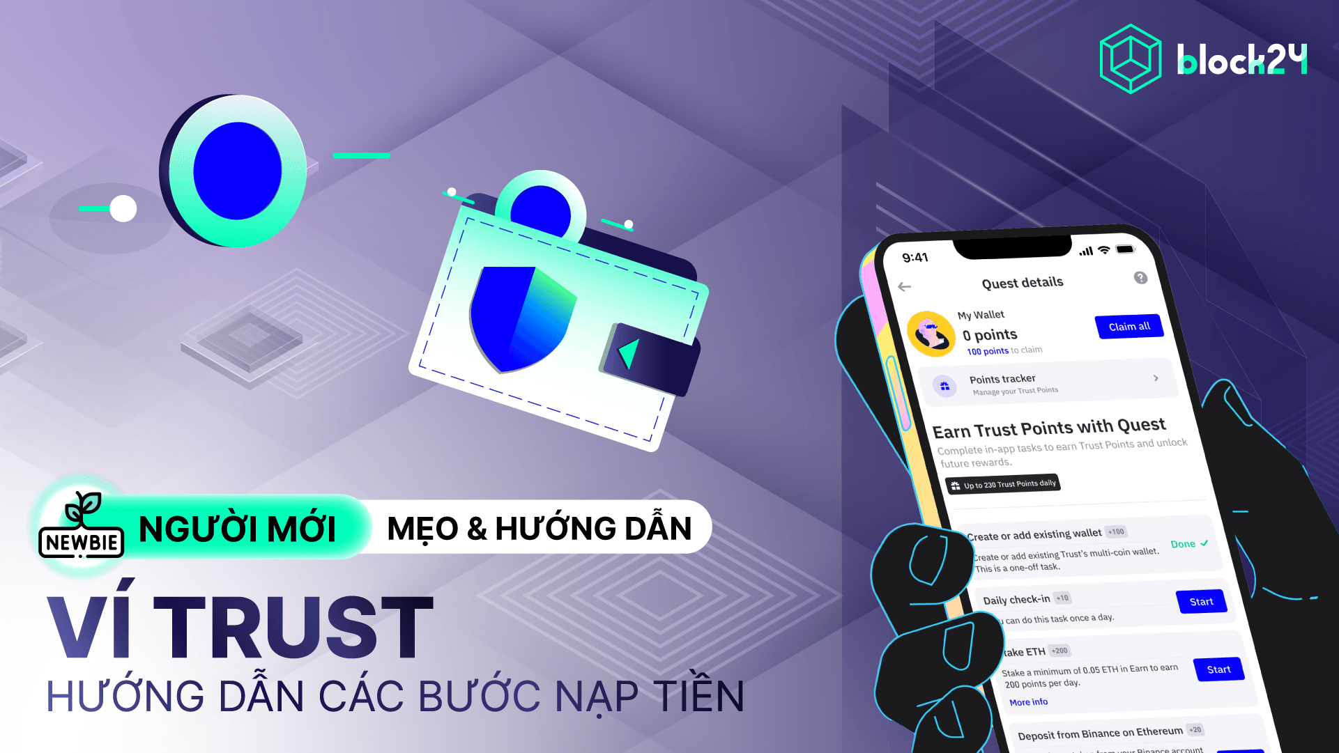 Hướng dẫn chi tiết cách chuyển coin vào Trust Wallet