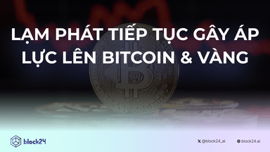 Lạm phát tiếp tục gây áp lực lên Bitcoin và Vàng